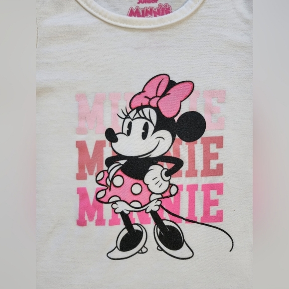 Disney Jr. Minnie Long Sleeve White Top, Size 4T - Picture 5 of 6